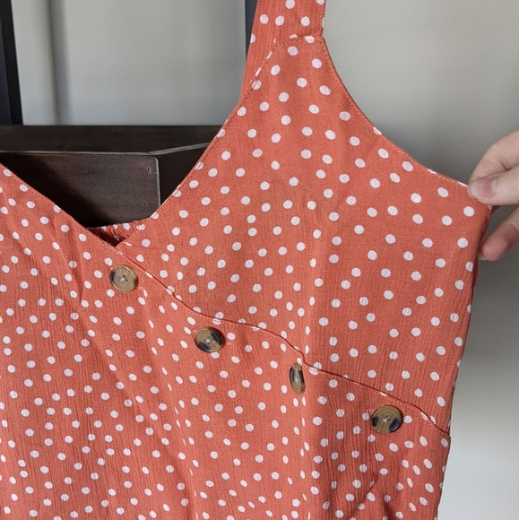 O'Neill • Orange Polkadot Tank - Picture 6 of 11